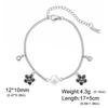 Cazador Enamel Flower Plumeria Imitation Pearl Charms Bracelet Gold Color Women's Bracelet Stainless Steel Jewelry Gift 2026