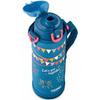 Thermos Water Bottle Vacuum Insulated 2-Way Bottle 1.0L/1.03L Blue Flag FHO-1001WF BL-F