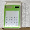 Solar-Powered Transparent Touch Screen Calculator with Custom Logo for Student and Business Gifts