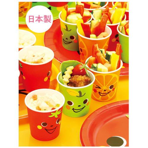 Japan Dixie Love Paper Cups, 73mm Diameter x 80mm Height, 205ml, 15-Pack, KHN157DD