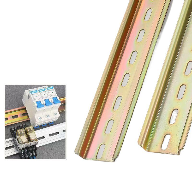 C45 Stainless Steel Thickened DZ47 Circuit Breaker Rail Guide with 35mm Card Slot