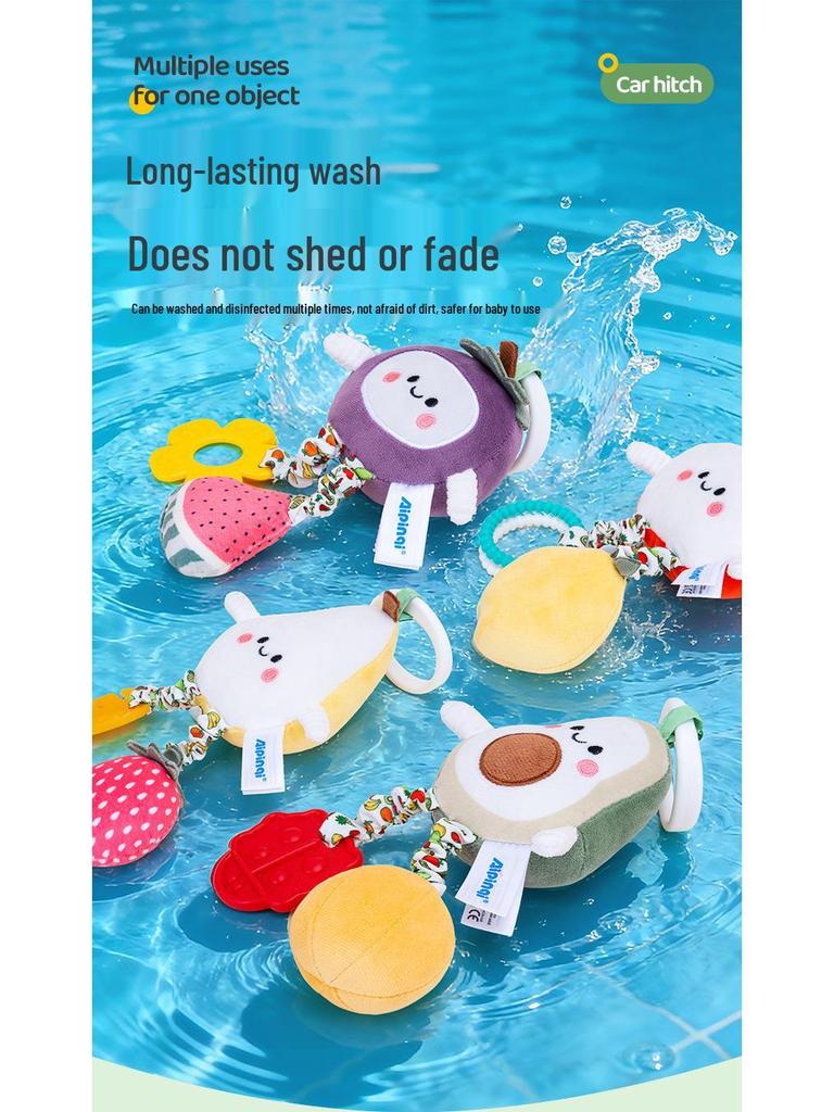 2026 New Style Cross-Border Baby Stroller Fruit Plush Soothing Crib Toy
