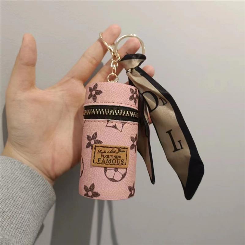 

2023 Vintage Monogram Mini Coin, Earphone & Lipstick Keychain Bag