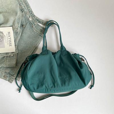 Tote Bag met Koordsluiting voor Dames Casual Dagelijks Gebruik Lichtgewicht Mode Schoudertas