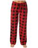 Women's Plaid Pajama Pants - Comfortable Elastic Waist Sleep Bottoms with Drawstring