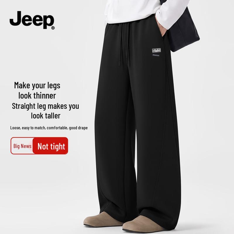 Jeep Men's Autumn/Spring Casual Knit Trousers