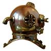Black 45.72 Cm US Navy Mark V Diving Helmet Replica Scuba Diver Helmet Collectible Maritime Nautical