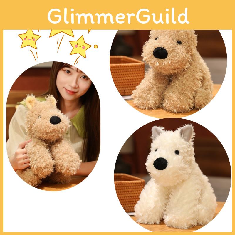 White/brown West Highland Terrier Plush Toy Pillow For Sleeping And Cuddling Great Birthday Gift For Boys And Girls
