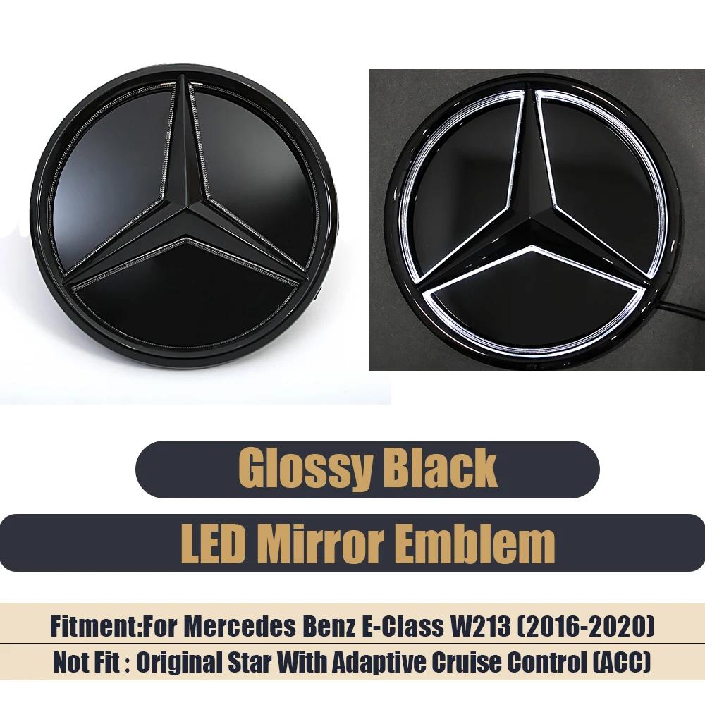 AAVM1 3D Front Grille Star Emblem For Mercedes Benz E-Class W213 2016-2020 E200 E250 E300 E350 E400 E450 Illuminated Logo