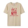 T-shirt Stampata con Fiore di Vino Arte Minimalista Magliette Grafiche Estetica Vintage Maglietta Carina da Bere Alcolici Moda Donna
