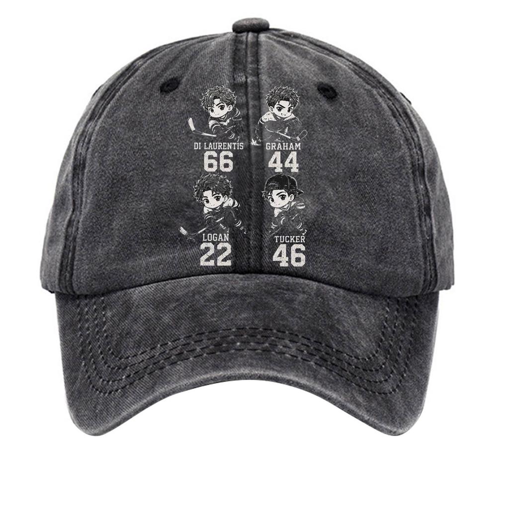 Washed Cotton Baseball Cap Vintage Soft Top Denim Hat Distressed Look Adjustable Back Strap Casual Style