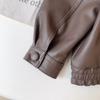 Korean-Style Girls' Leather Jacket - Spring/Autumn Fashionable Casual Coat BQB015
