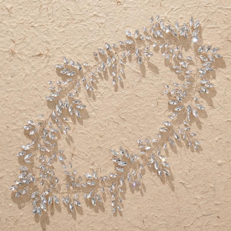 Bride Headwear High-end Luxury Heavy Handmade Crystal Hair Band Wedding Dress Banquet Accessories