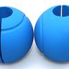 2pcs Dumbbell Grips Thick Silicone Barbell Grips Weight Bar Grips for 25mm 28mm 30mm Barbells and Dumbbells Blue