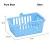 5pcs Multicolors Basket Toys Mini Shopping Hand Basket Model  Doll House