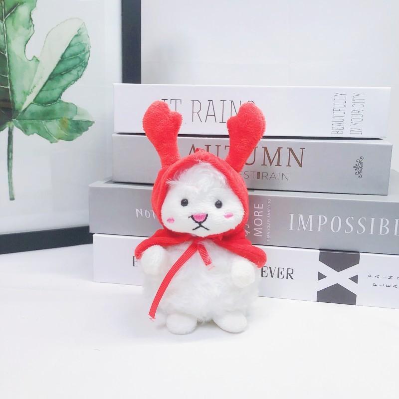 

Whimsical Plush Sheep Keychain Adorable Lamb Bag Charm Soft Toy In Vibrant Shades