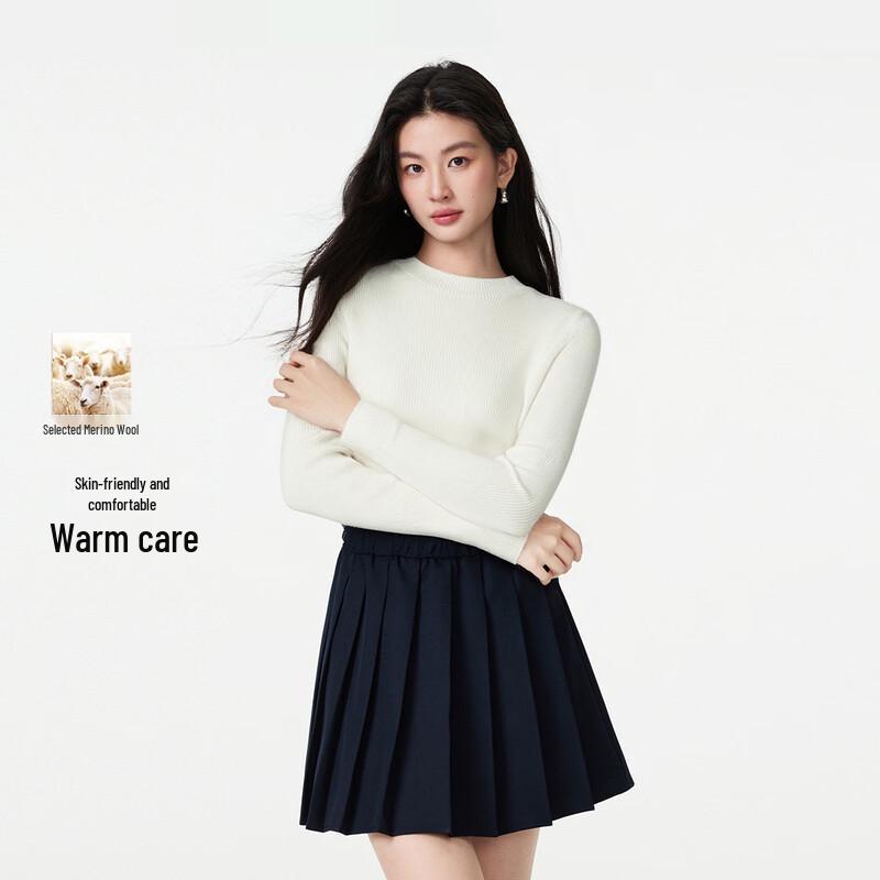 

FivePlus Women s Wool Blend Slim Fit Sweater One Size