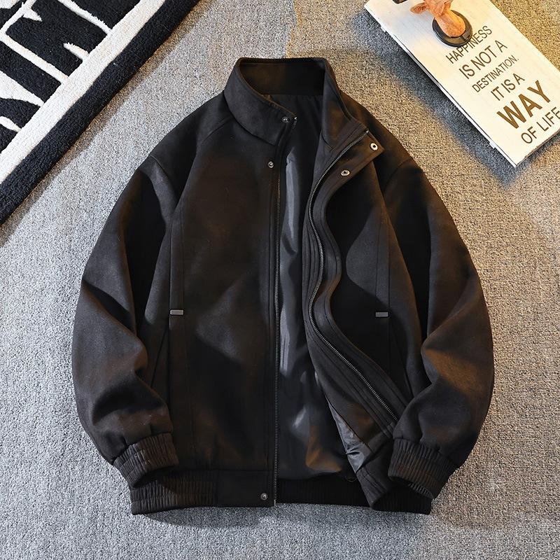 Locomotive leather jacket men's leather jacket spring and autumn ruffian handsome casual men's leather jacket men's handsome outer wear tops versatile