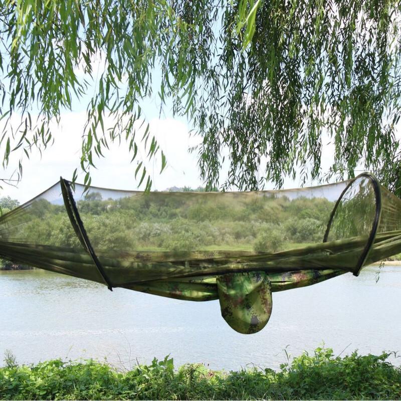 OEING Outdoor Double Anti-rollover Camouflage Hammock