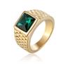 Men's/Women 316LStainless/Titanium Steel Gilded Rings Classic Fashion Trend High Quality Jewelry