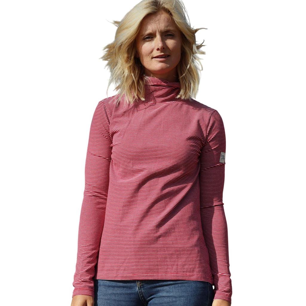 Lazy Jacks Womens/Ladies Lightweight Roll Neck Top