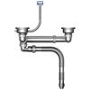 Kitchen Double Sink Side Drain Pipe Set