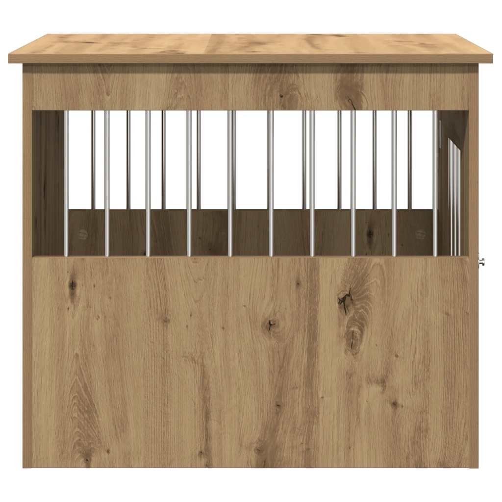 Dog Pen, Artisan Oak, 55X75X65Cm, Wood-Based Material