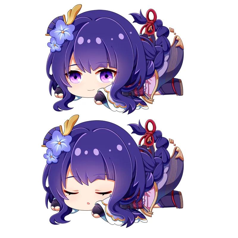 Genshin Impact Plush Pillow Anime Plushie Sofa Cushion Paimon Amber Lumine Keqing Klee Barbara Cartoon Stuffed Toy Birthday Gift