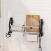 Nail Free and Hole Free Door Back Shoe Rack, Bathroom Slipper Rack, Simple Multi-layer Assembly, Wall Mounted Storage Rack