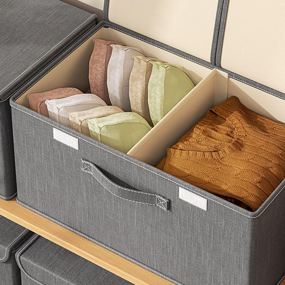 Reinforced Handles Closet Storage Container Foldable Toy Storage Organizer  Home Supplies