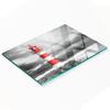 Kitchen Multifunctional Decorative Glass Board Lighthouse 80X52 Cm