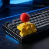Vintage Game Joystick Keycap 3D Printed Novelty Mechanical Keyboard Keycap 4-Key Linkage Mini Fighting Controller Button Attachment for Gamer