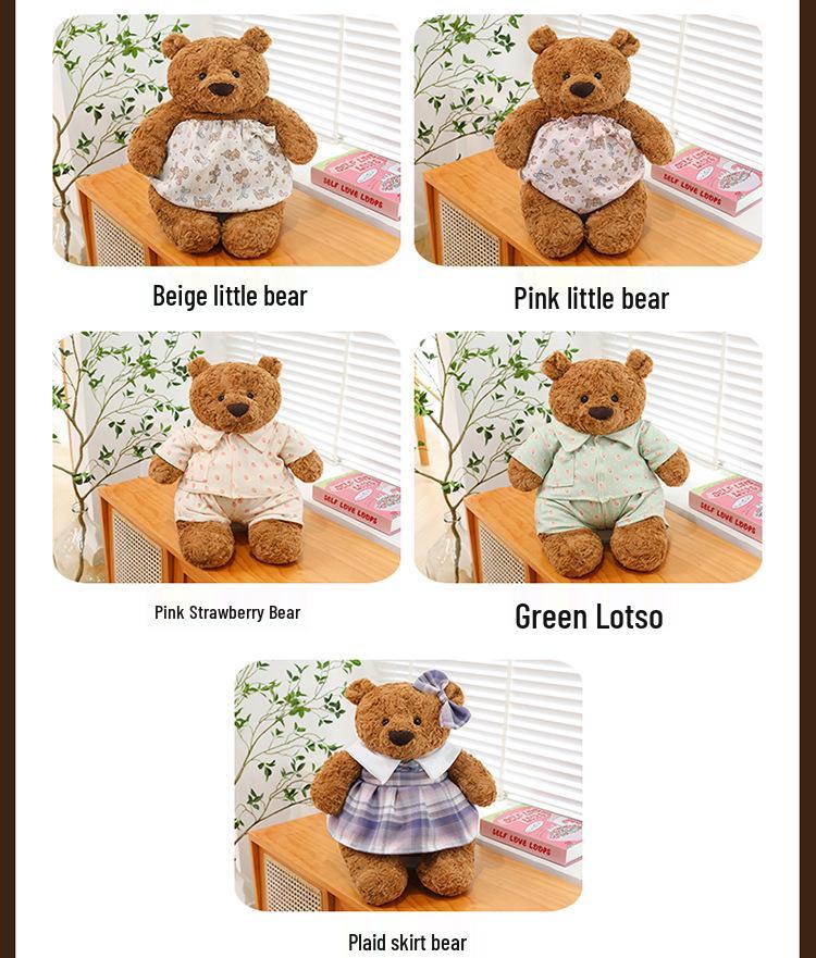 Barcelona Bear: Cute & Soft Children's Plush Doll for Home Decoration
