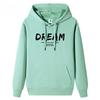 QICED Autumn and Winter Hooded Sweatshirt Men's Hooded Warm Padded Thickened Pullover Loose Large Size Trendy Hoodie