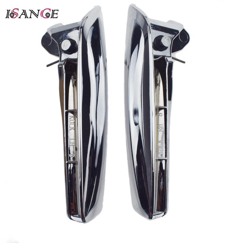 2 Pcs / 4 Pcs Chrome Ide Door Handle Front Rear For GMC Sierra Yukon & Chevrolet Silverado Tahoe Suburban & Cadillac Escalade