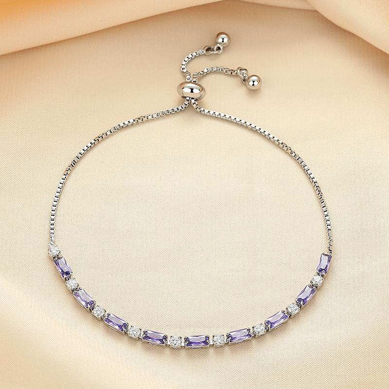New 925 Sterling Silver Bracelet AAA Zircon High Quality Romance Bracelet Chain For Women Engagement Party Wedding Jewelry Gift