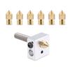 Brass MK8 Pointed Tip Nozzle for 3D Printer Engraving