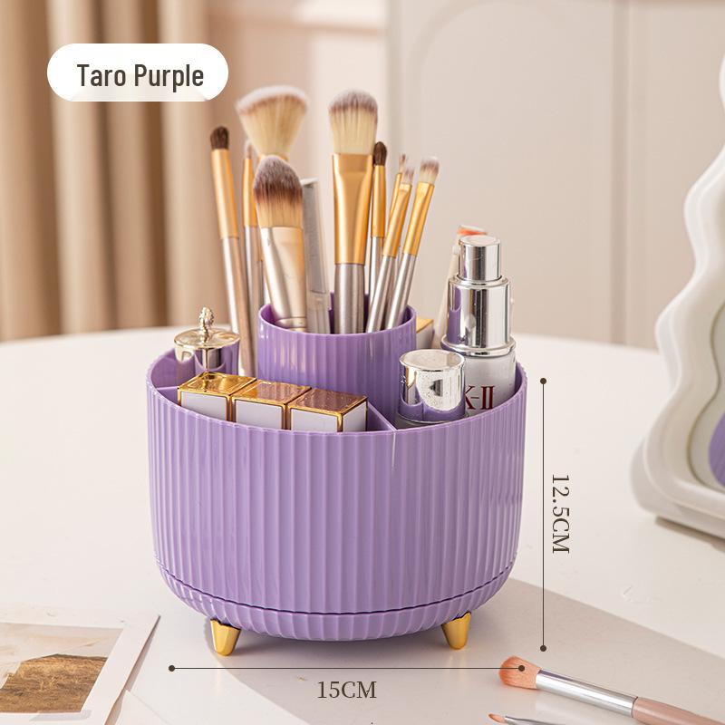 Rotating Home Organizer: Desktop Skincare, Cosmetics & Pen Holder