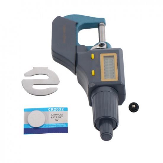 Caliper Carbide Tip Digital Electronic Outside Micrometer 0-1" 0.00005" 0-25mm