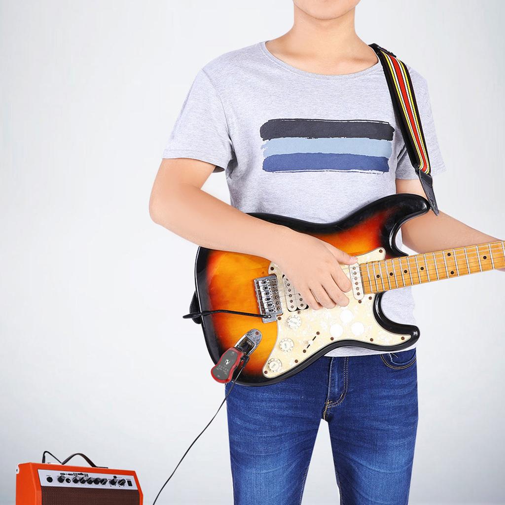 Portable Bluetooth Guitar Effector 3.5mm Output Jack 5 Sound Modes Accessory