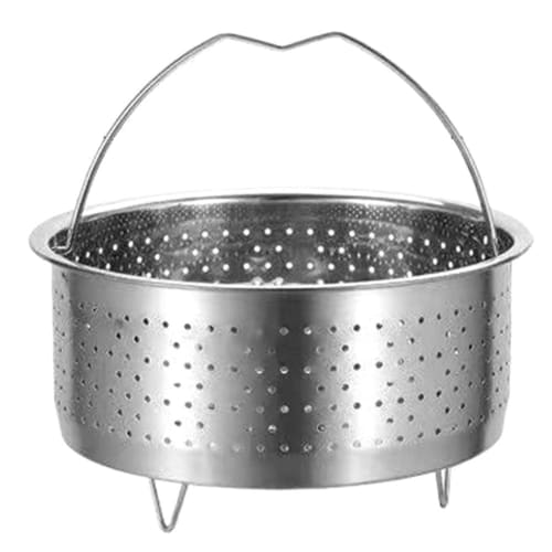 Roisin Stainless Steel Steamer with Handle, Instant Cooker Basket Steamer, Pressure Cooker, Rice Cooker