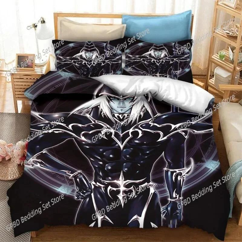 Anime Yu Gi Oh Duel Yugi Beding Set 3D Printed Suitable for Bedrom Soft Duvet Cover Set With Pilowcases Children Kids Home Textile