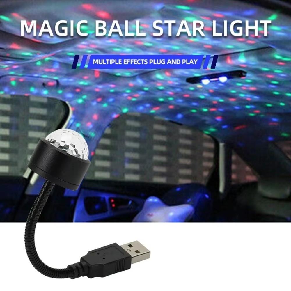 ABS LED Car Roof Light Adjustable USB Decorative Lamp New Ambience Light  Car Interior