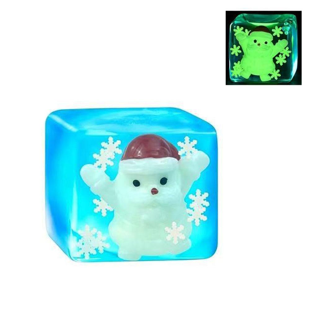 Slow Rebound Design Sensory Fidget Toy Slow Rebound Squeeze Toy Christmas Night Light Use