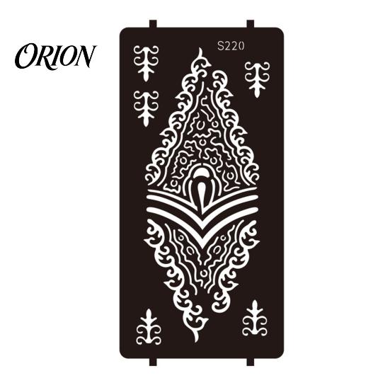 Wedding Henna Stencil Reusable Indian Tattoo Stencils, Mehndi Hand Painting Templates, Bohemian Style DIY Flower Pattern for Body Art, Festival Makeup