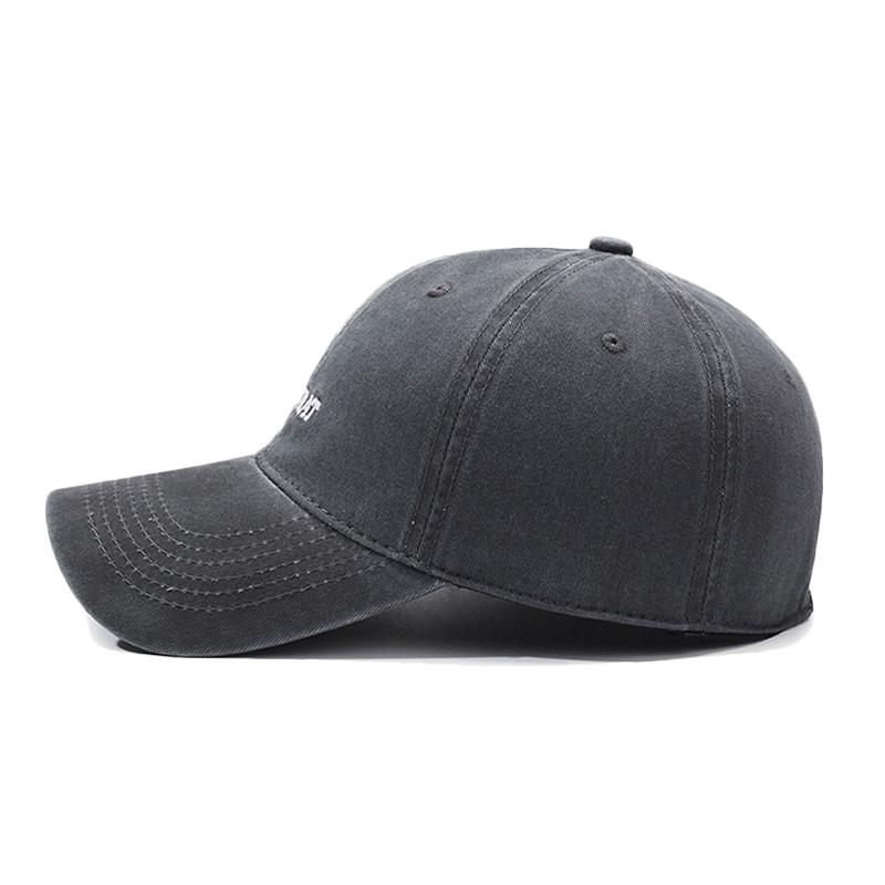 Vintage Letter Embroidered Baseball Cap Men Women Cap