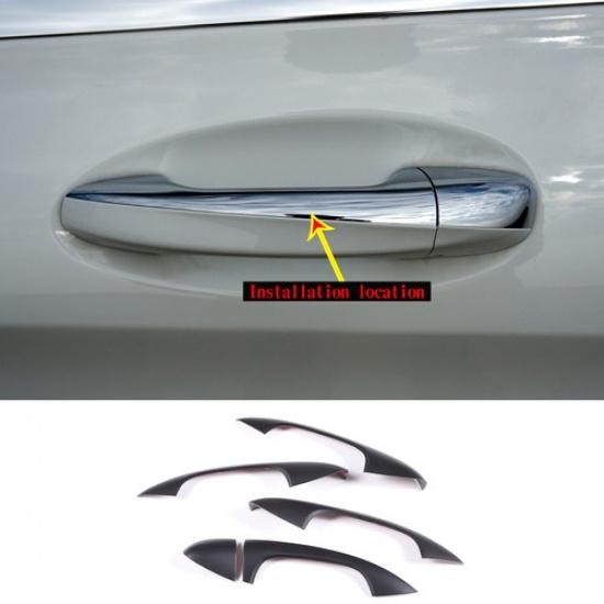 

Matte black Out Door Handle Cover Trim For Mercedes Benz W205 W213 X253 C E GLC