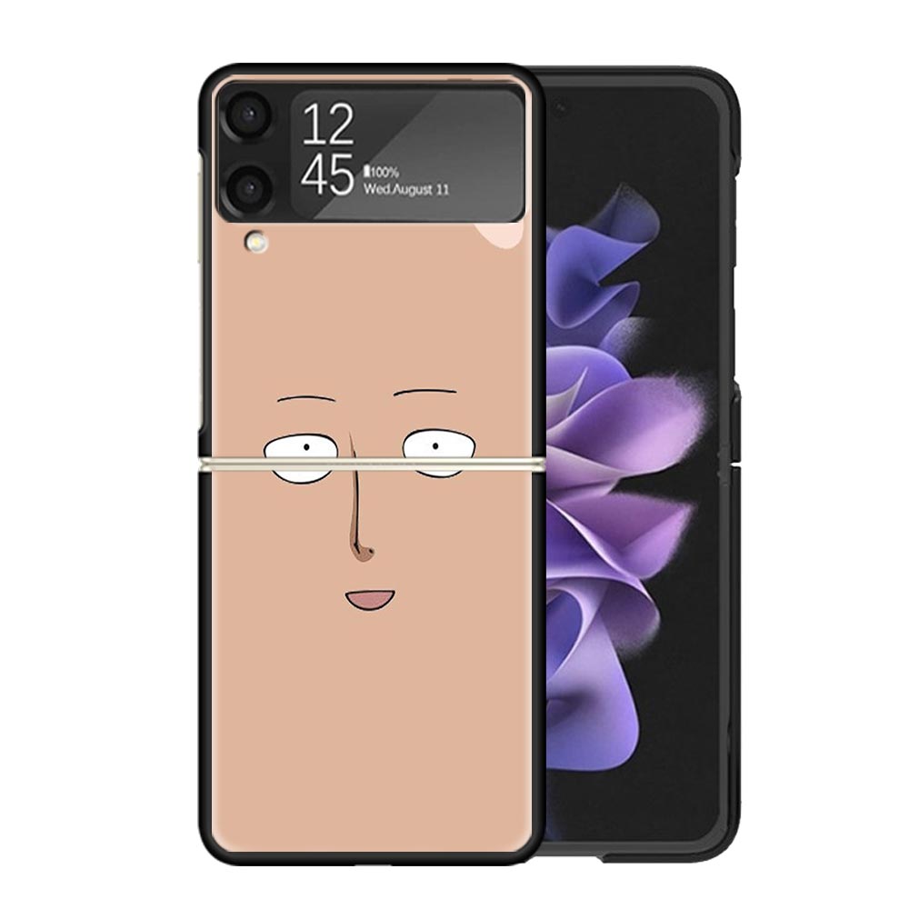 

Anime One-Punch Man Clear Phone Case For Samsung Z Flip 7 6 5 4 3 Galaxy ZFlip7 ZFlip6 ZFlip5 ZFlip4 ZFlip3 5G Print Cover Z Fli Samsung Z Flip 3