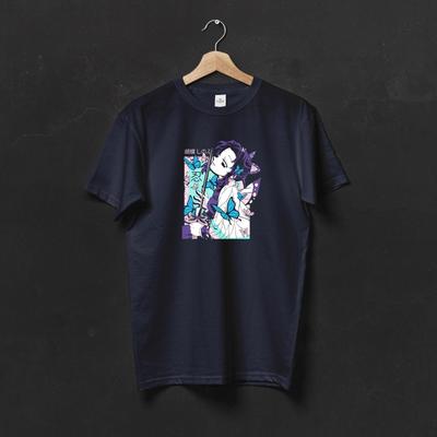 T-shirt Grafica Anime Uomo Unisex Casual Cotone Shinobu Kocho Hashira degli Insetti