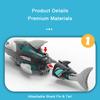 Electric Shark Robotic Toy With Led Lights & Sound Effects - Auto-Drive Crawling Fish, Plays Music Interactive Gift For Kids